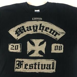 Rockstar Mayhem 2008 Festival T Shirt Band
